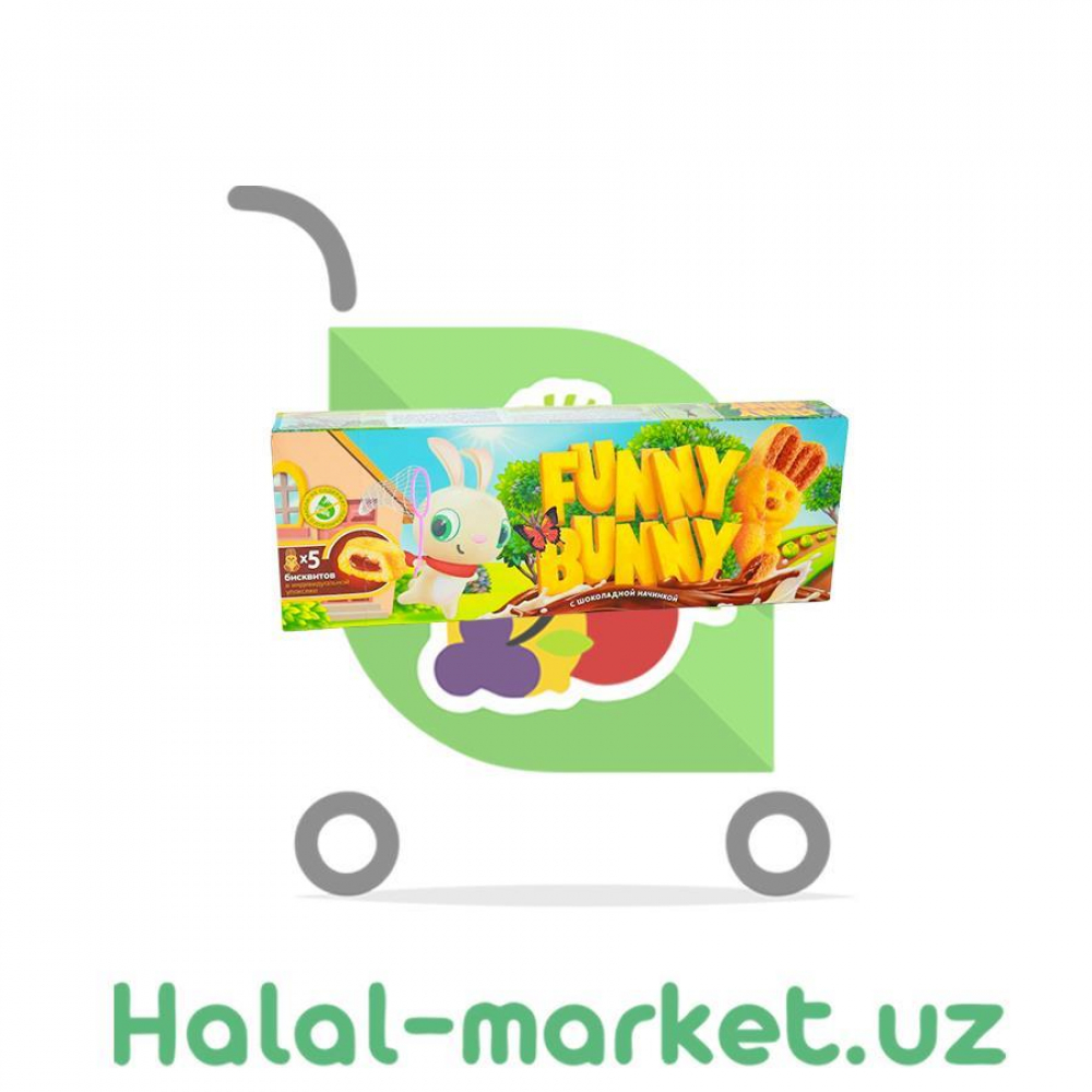 Бисквит Funny Bunny Шоколадный 150гр