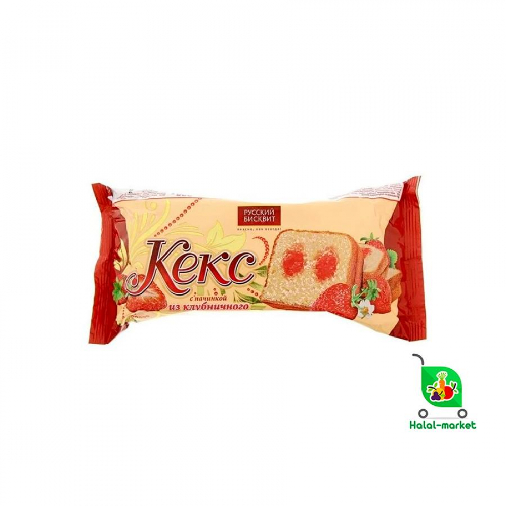 Кексы РУССКИЙ БИСКВИТ Клубника 225гр