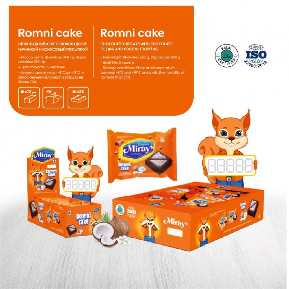 Печеные Miray Romni cake 45гр