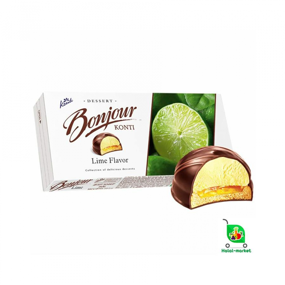 Печенье BONJOUR KONTI Лайм 232гр