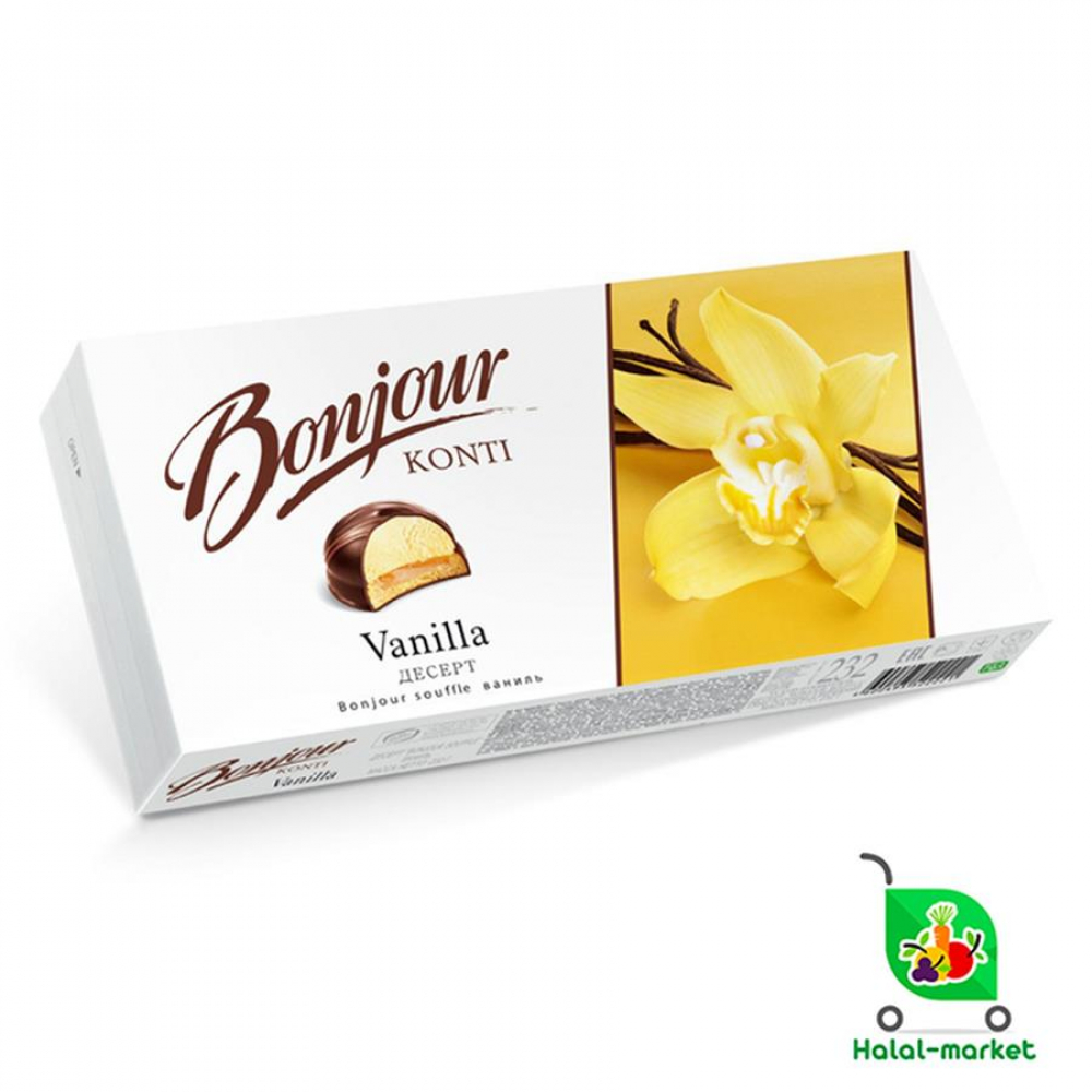 Печенье BONJOUR KONTI Ваниль 232гр