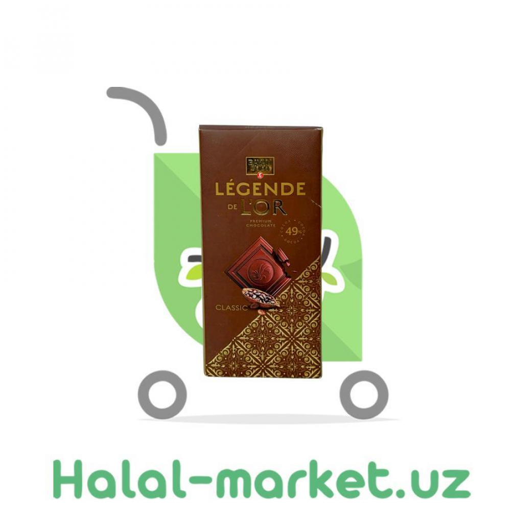 Шоколад LEGENDE DE LOR Dark 100гр