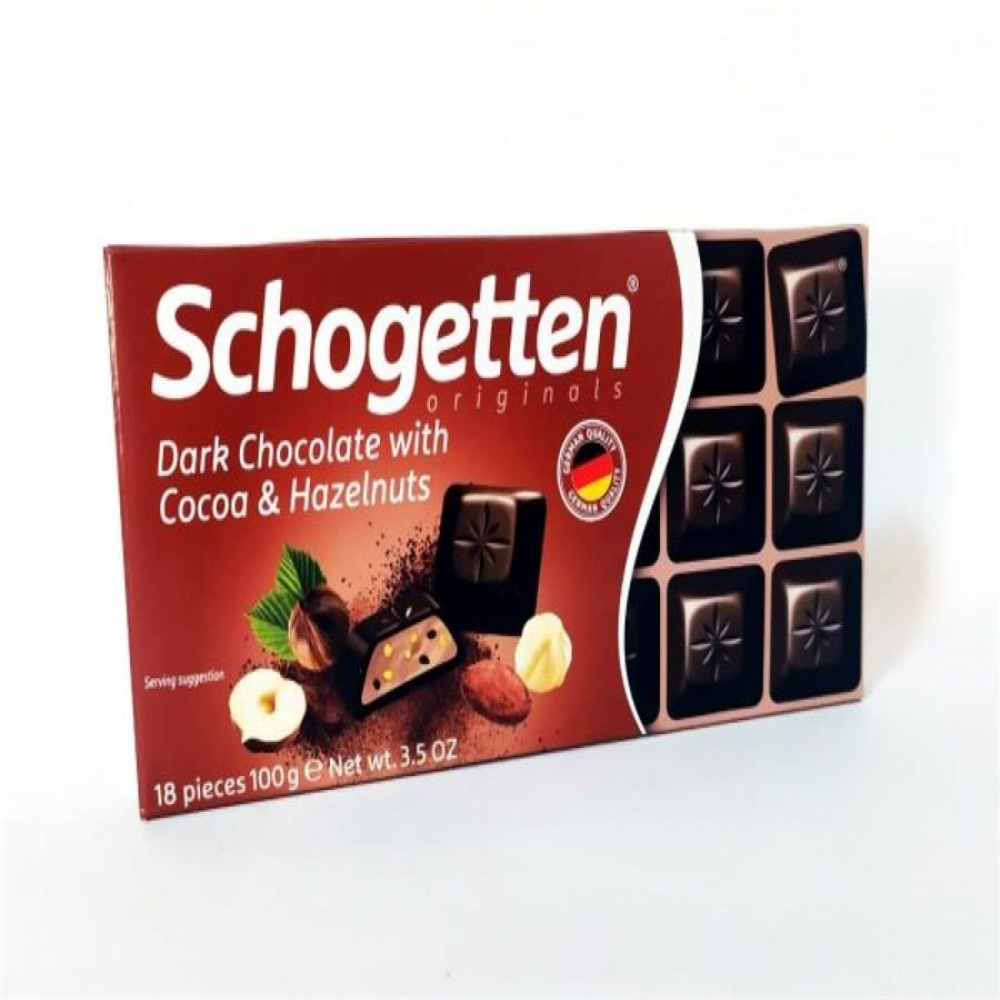 Шоколадная плитка SCHOGETTEN DARK CHOCOLATE 100гр