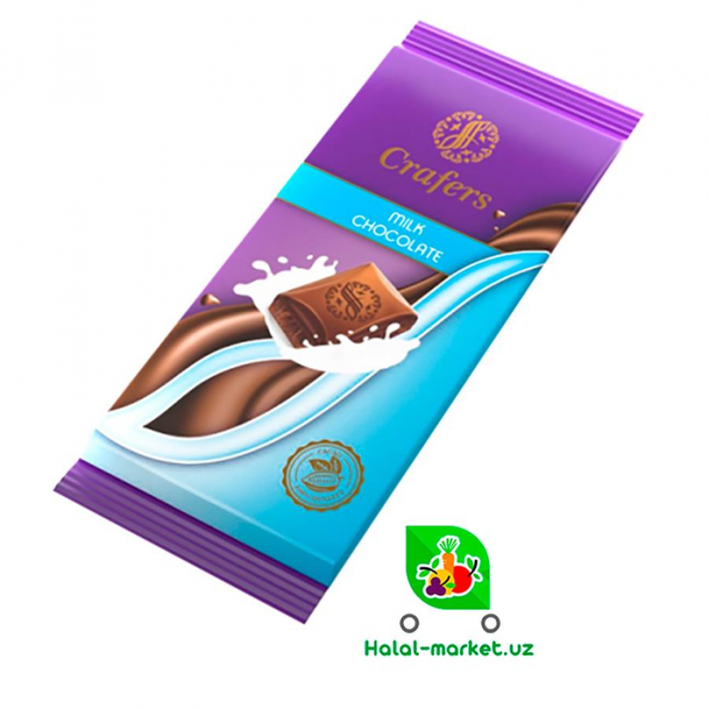 Шоколад CRAFERS SANTORIDA Молочный 100гр
