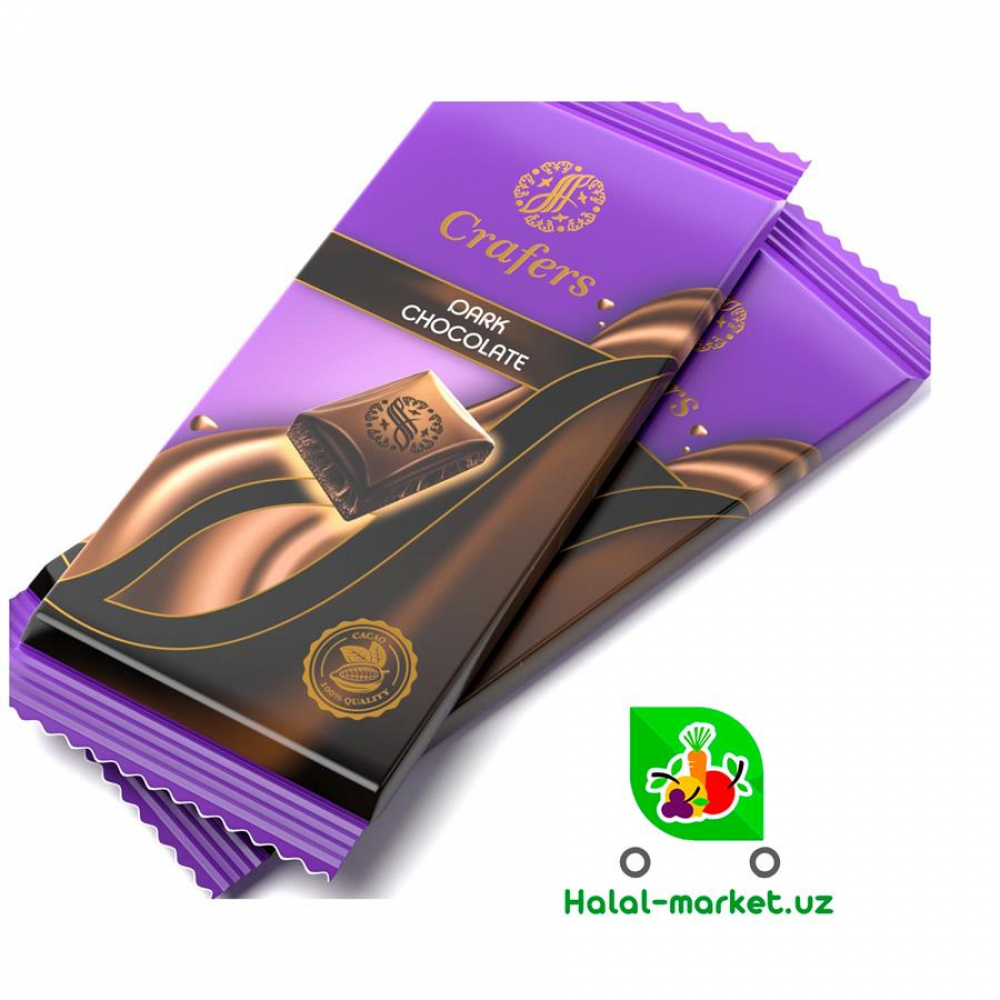 Шоколад CRAFERS SANTORIDA Темный 100гр