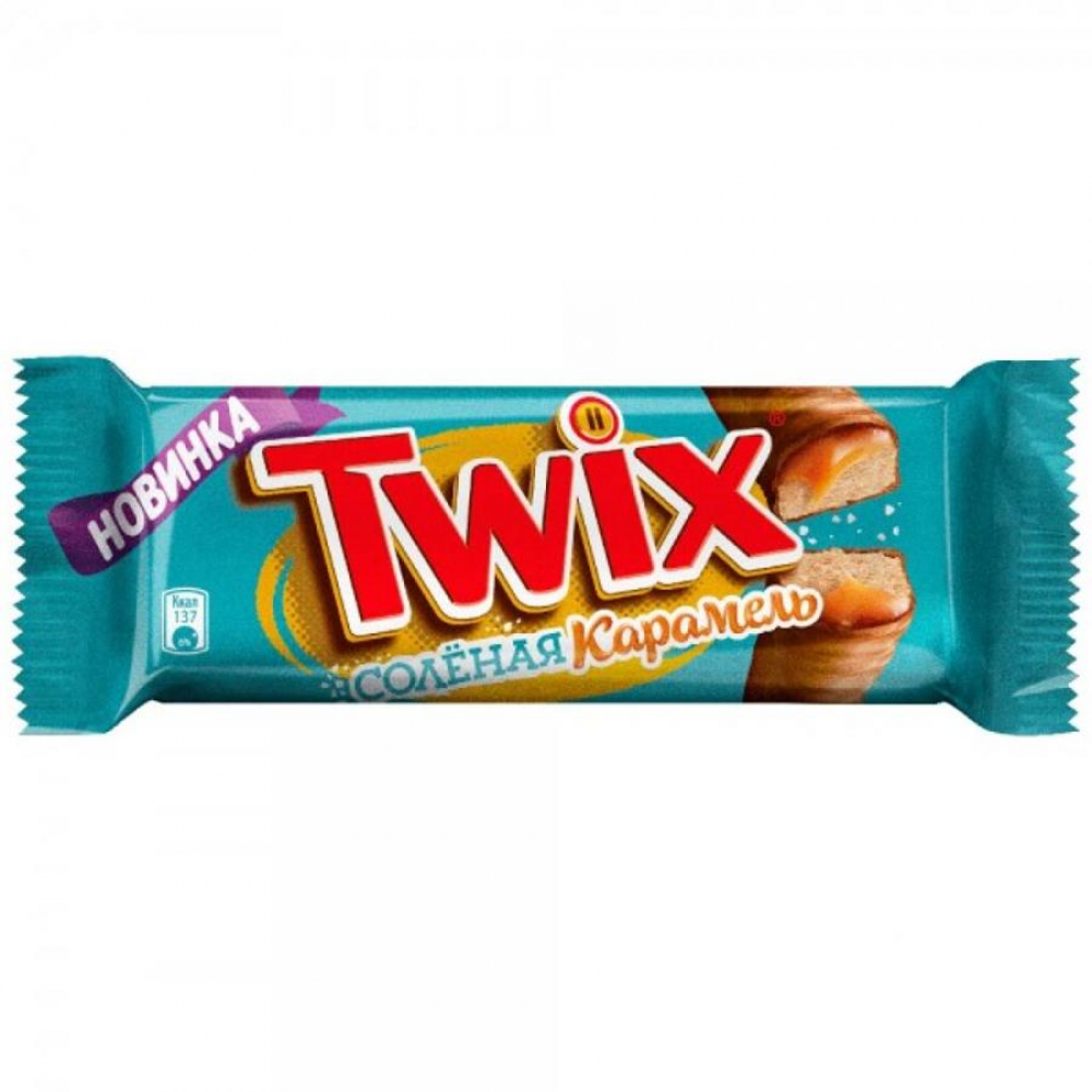 Батончик Twix Соленая Карамель 55гр