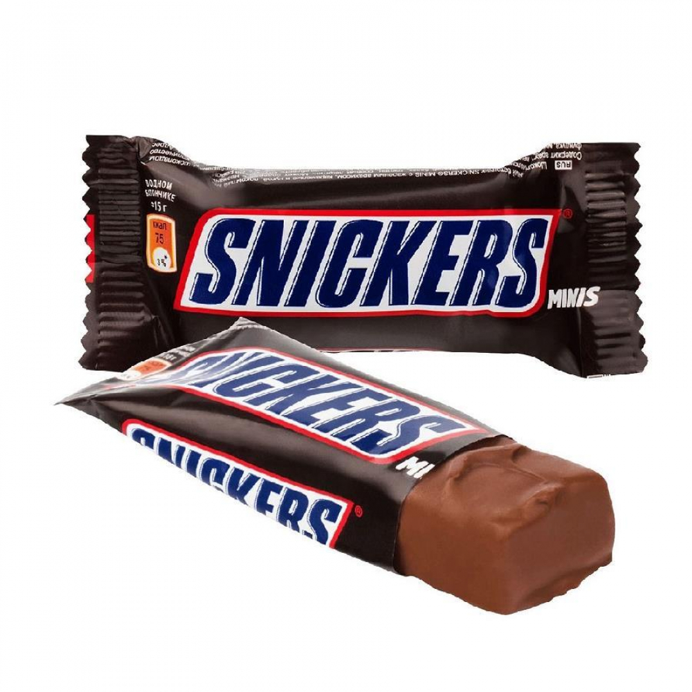Шоколад SNICKERS Mini (og'irligi)