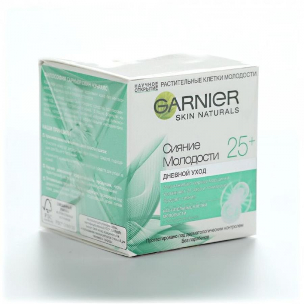 Крем дневной GARNIER Сияние Молодости 25+ 50мл