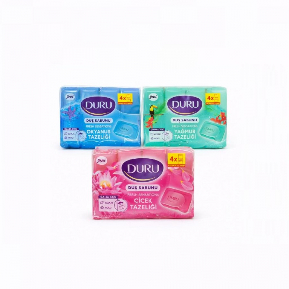 Мыло DURU ассортимент 4*150гр