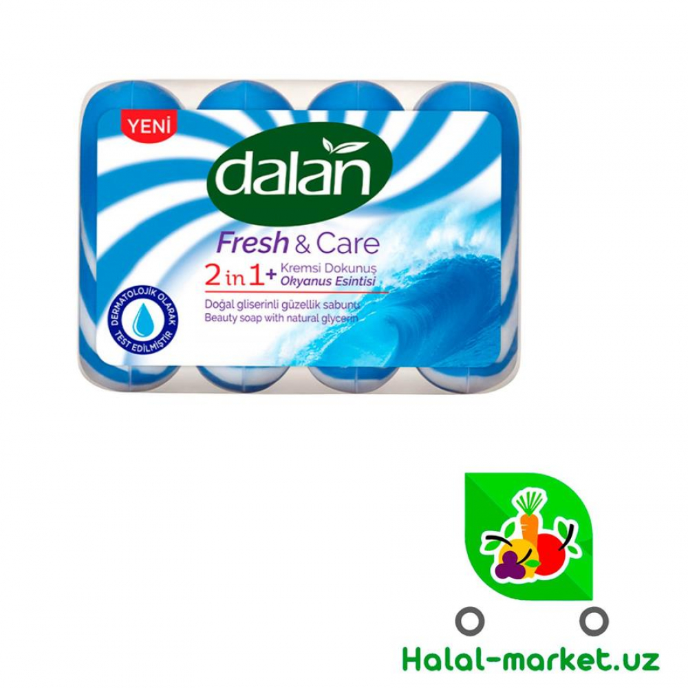 Мыло DALAN 2в1 Океанская Свежесть 90гр*4/360гр