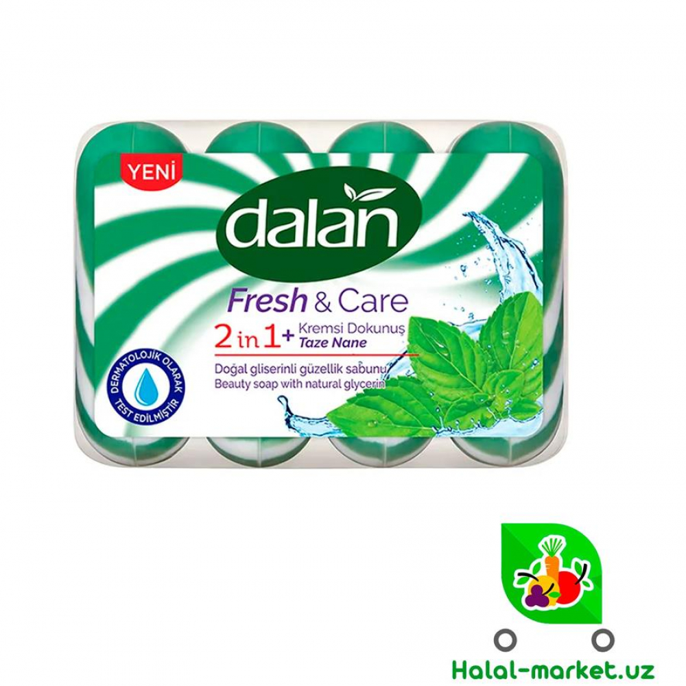 Мыло DALAN 2в1 Свежая Мята 90гр*4/360гр