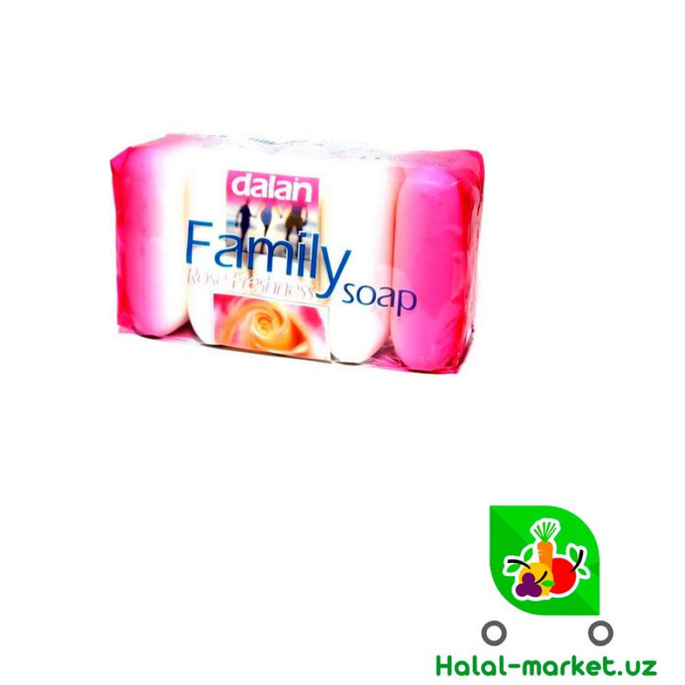 Мыло DALAN FAMILY Роза 75гр*5/375гр