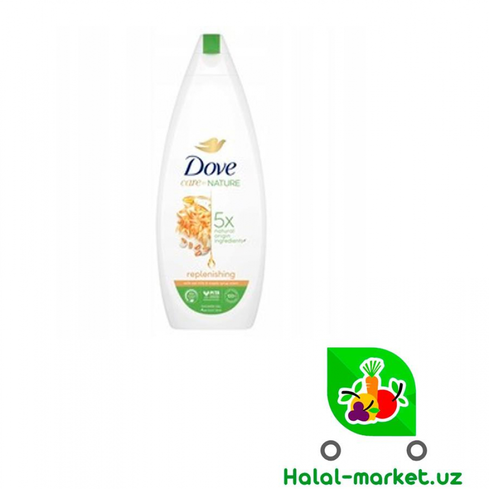 Крем-гель для душа DOVE Кленовый сироп,Овсяное молоко 500гр