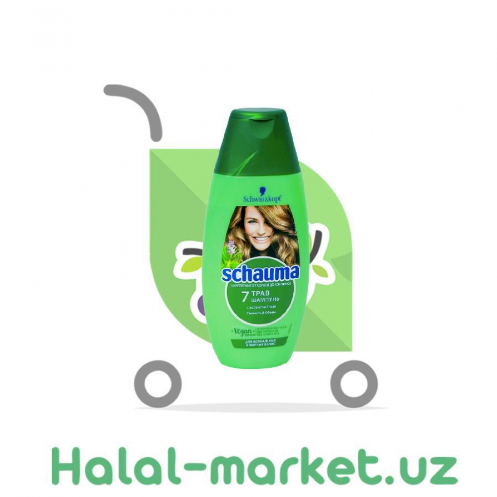 Шампунь SCHAUMA 7 трав 225мл