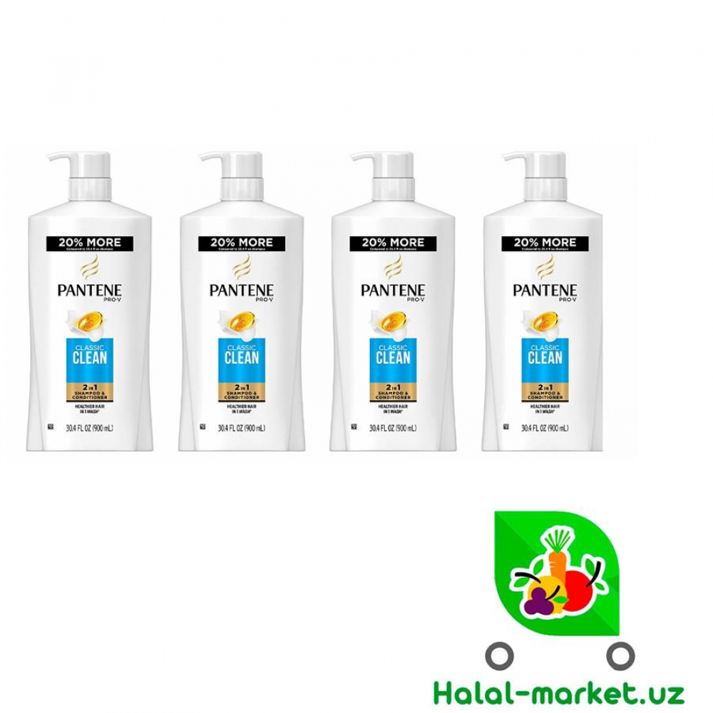 Шампунь PANTENE Clean 900мл