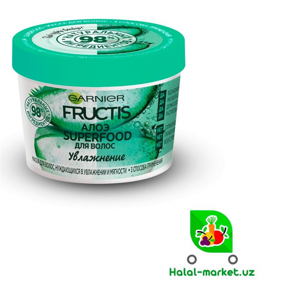 Маска для волос FRUCTIS SUPERFOOD Увланение 390мл