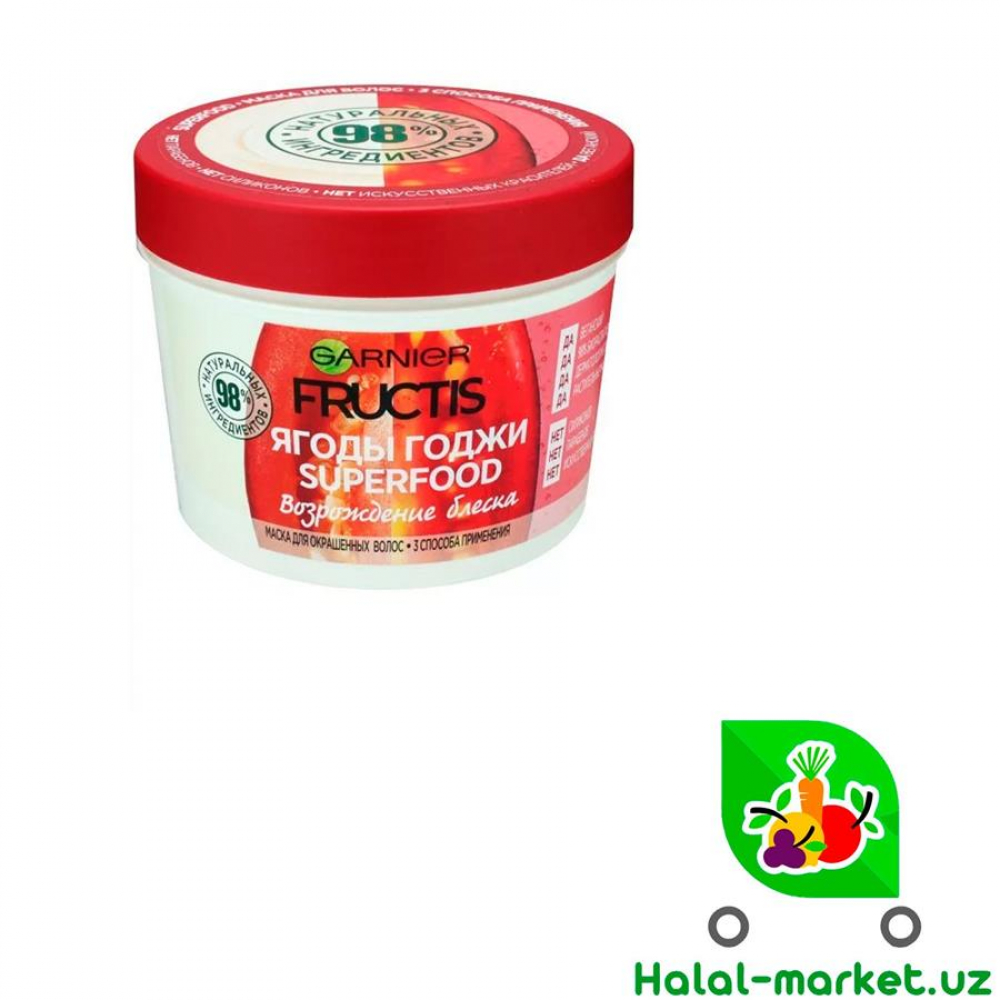 Маска для волос FRUCTIS SUPERFOOD Возрождение Блеска 390мл