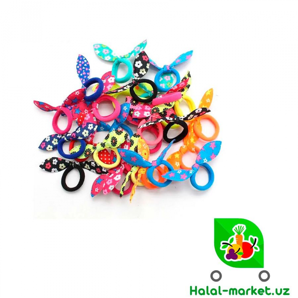 Резинки детские для волос (уп)