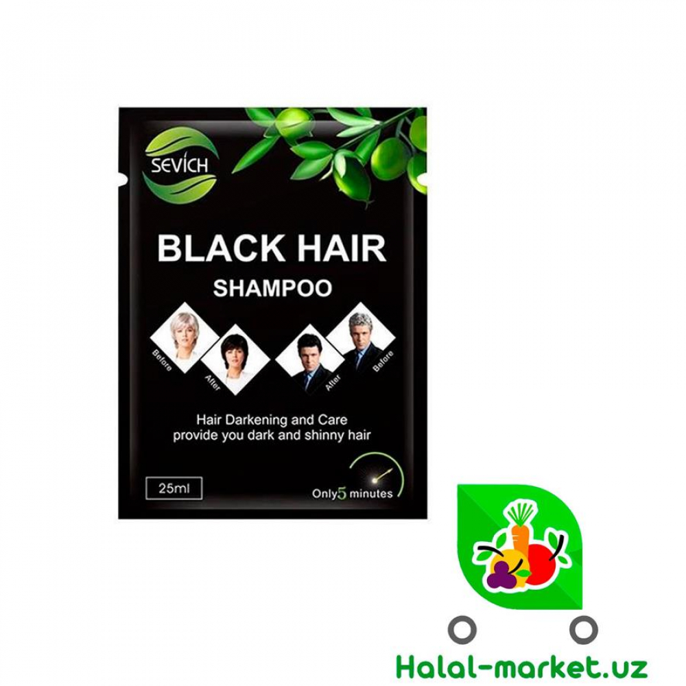 Краска шампунь для волос 25мл