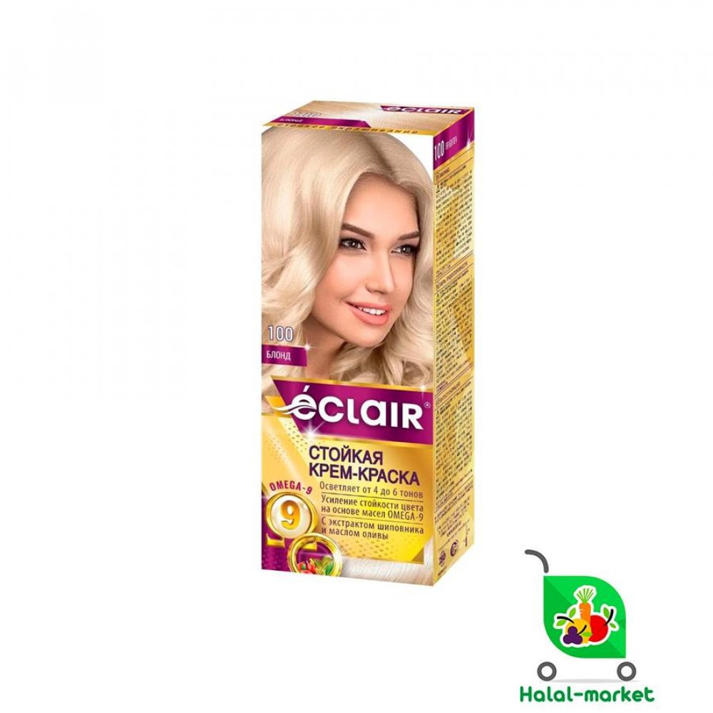 Краска для волос ECLAIR №100 Блонд 50мл