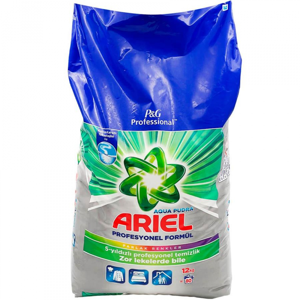 Порошок ARIEL автомат Aqua Pudra 12кг (Турец)