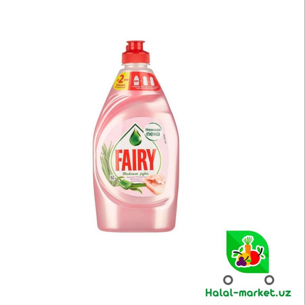 Гель для мытья посуды FAIRY Розовый Жасмин и Алоэ Вера 900гр (RUSSIA)