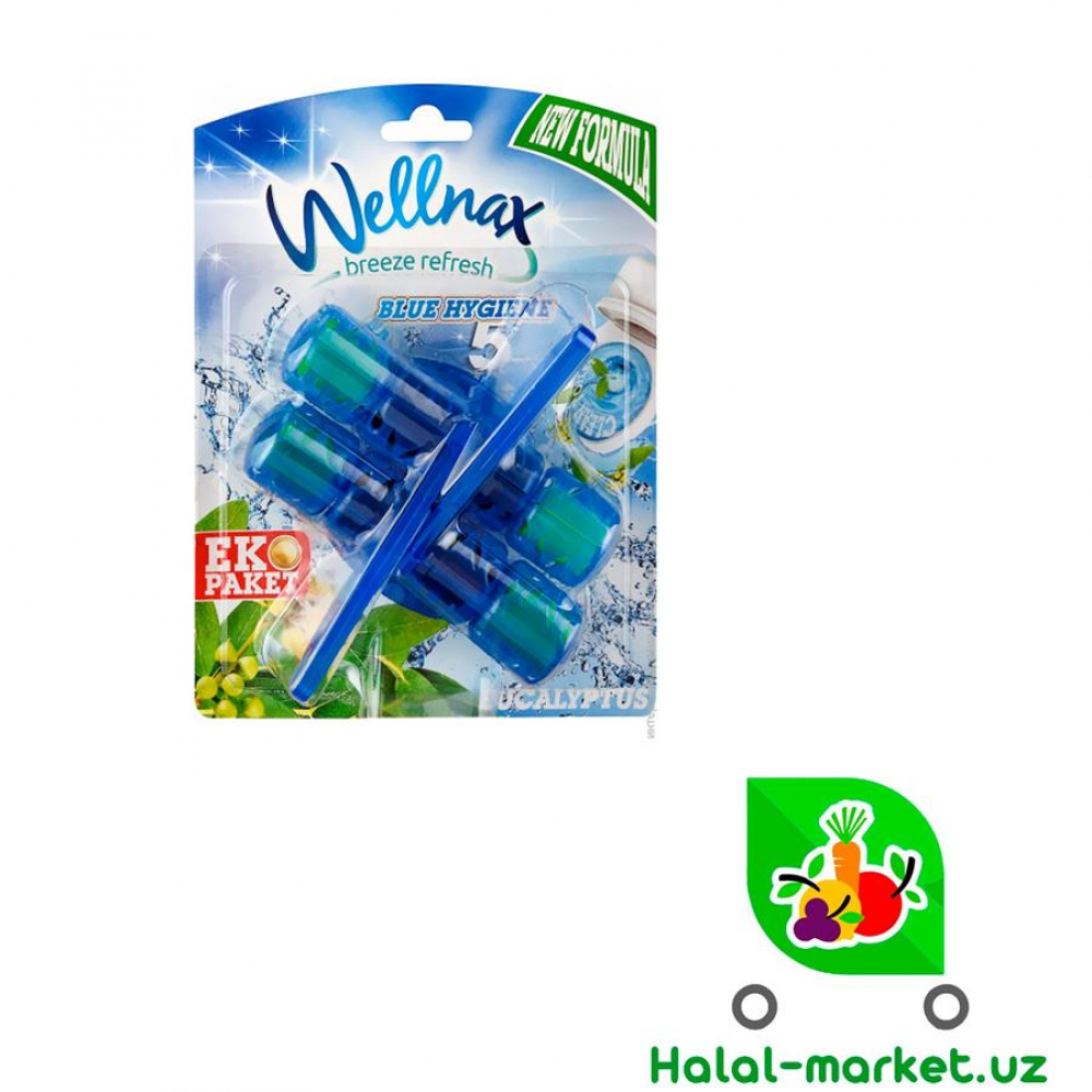 Блоки для туалета WELLNAX Эвкалипт 2*50гр