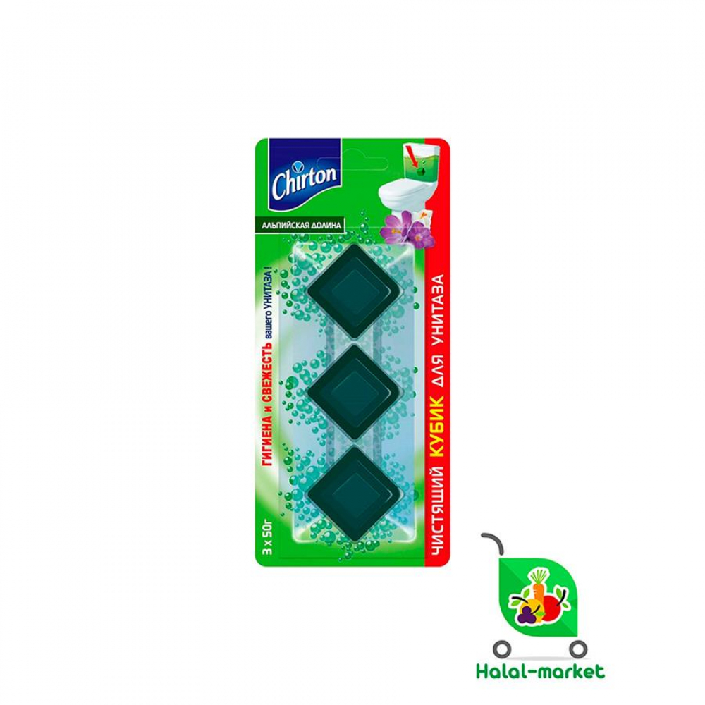 Таблетки для унитаза CHIRTON Альпийсая Долина 3*50гр