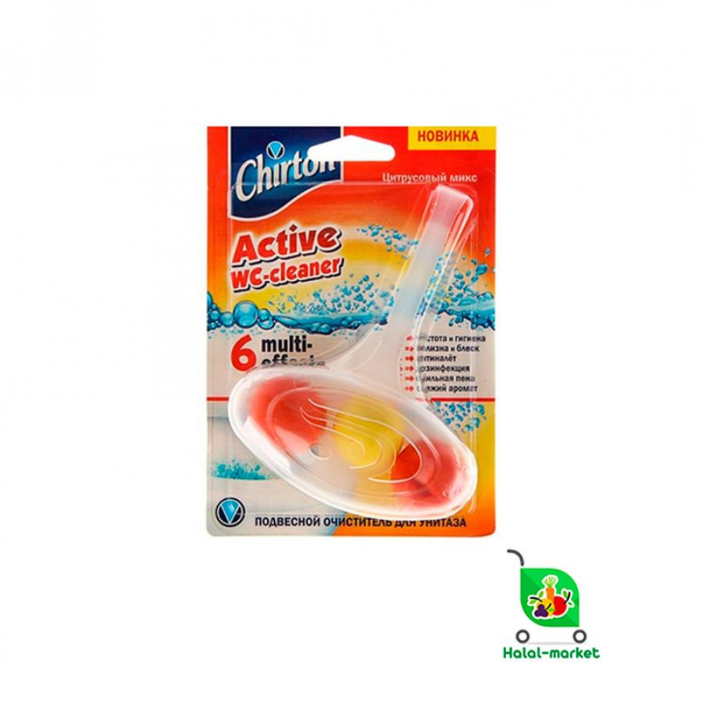 Подвесный очистительдля унитаза CHIRTON Цитрусовый Свежесть 45гр
