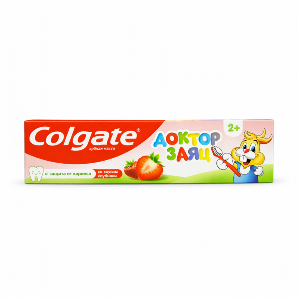 Зуб.паста COLGATE Детская Доктор Заяц Клубника 66гр