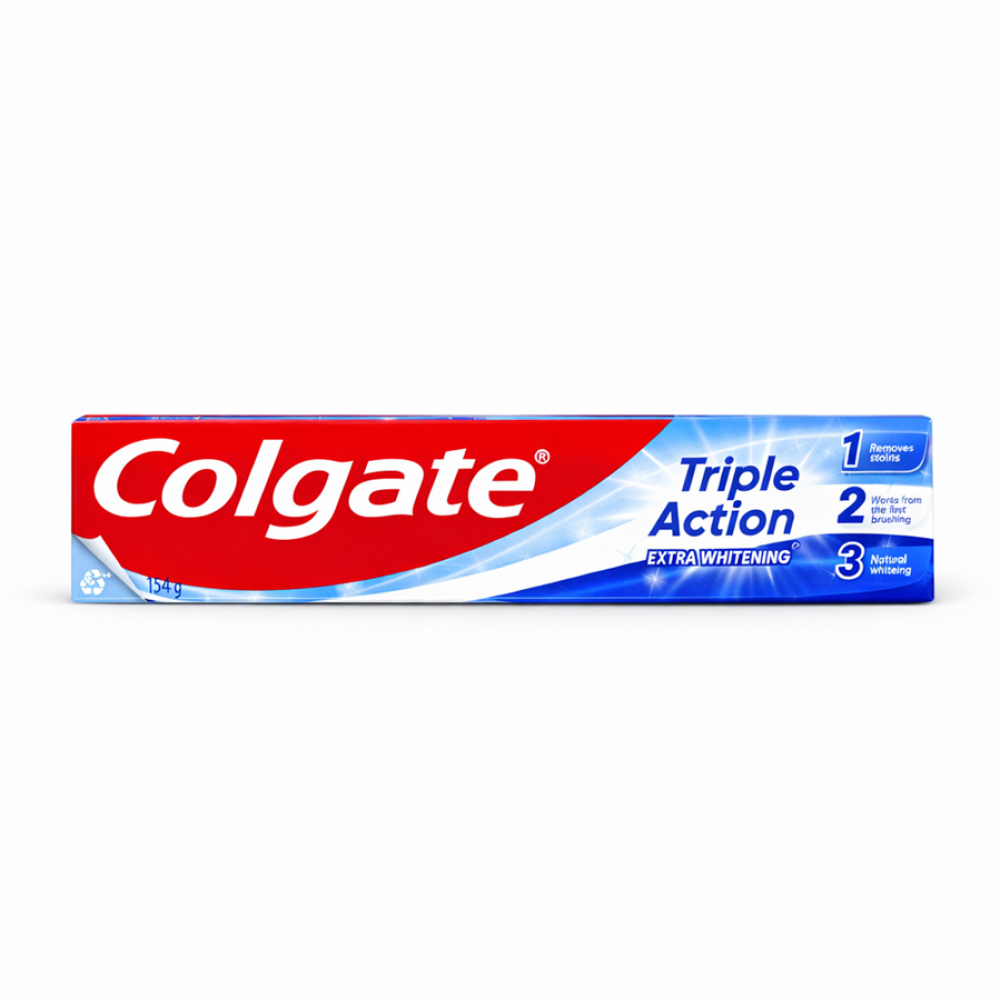 Зуб/Паста COLGATE Тройное действие Отбеливание 154гр