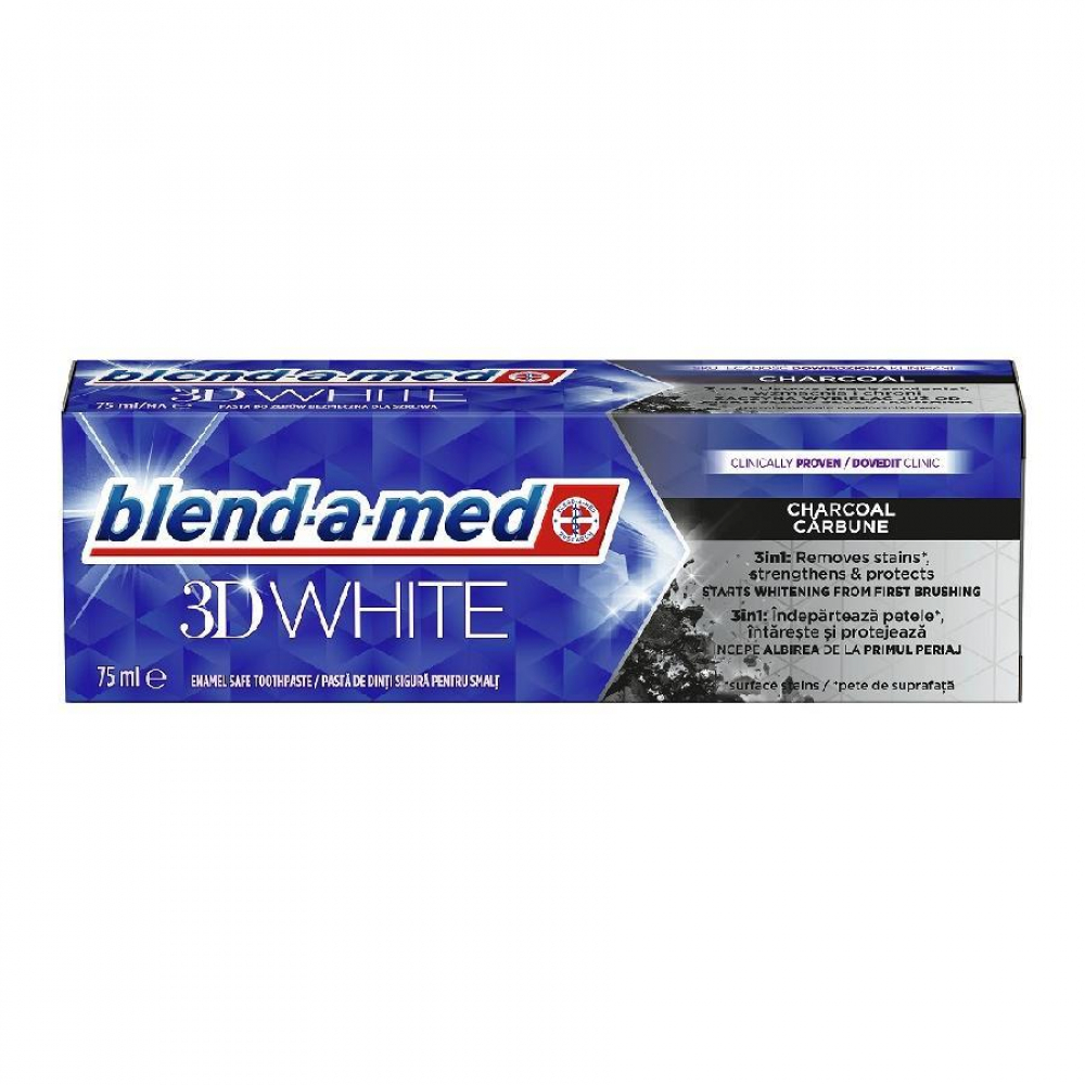 Зуб/Паста BLENDAMED 3D WHITE Characoal 100мл