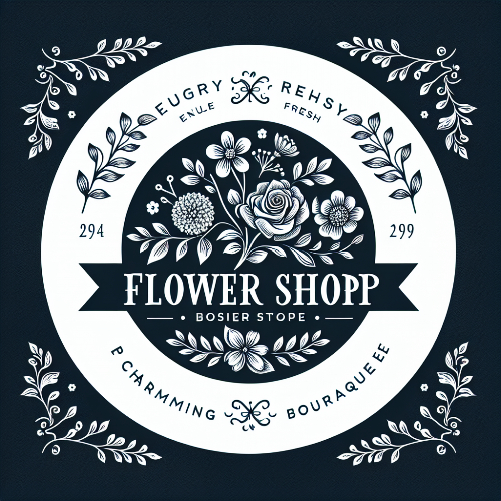 The florist's shop logo